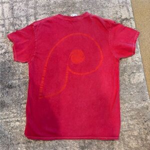 Mens Phillies tshirt Size Medium Color Red